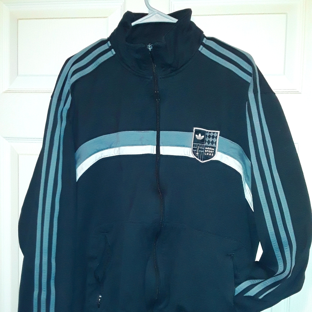 VINTAGE men's Adidas track jacket (SEE NOTE)